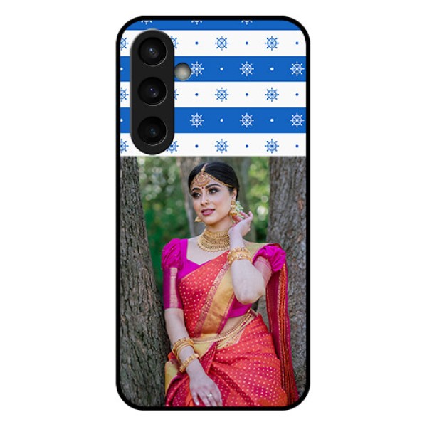 Samsung Galaxy S23 FE 5G Custom Glass Phone Case - Snow Pattern Design Samsung Galaxy S23 FE 5G Custom Glass Phone Case - Snow Pattern Design