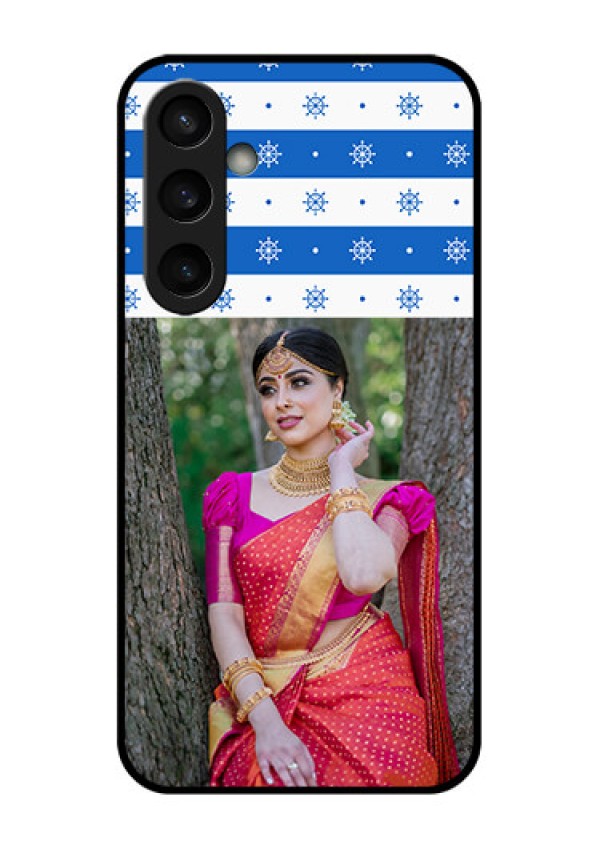 Samsung Galaxy S23 FE 5G Custom Glass Phone Case - Snow Pattern Design