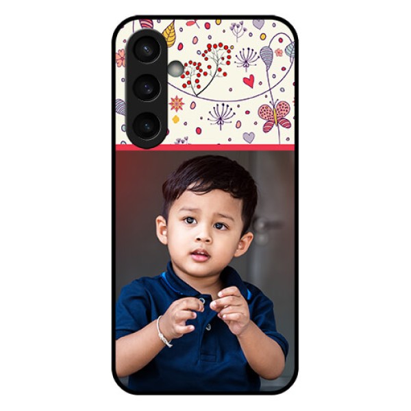 Samsung Galaxy S23 FE 5G Custom Glass Phone Case - Premium Floral Design