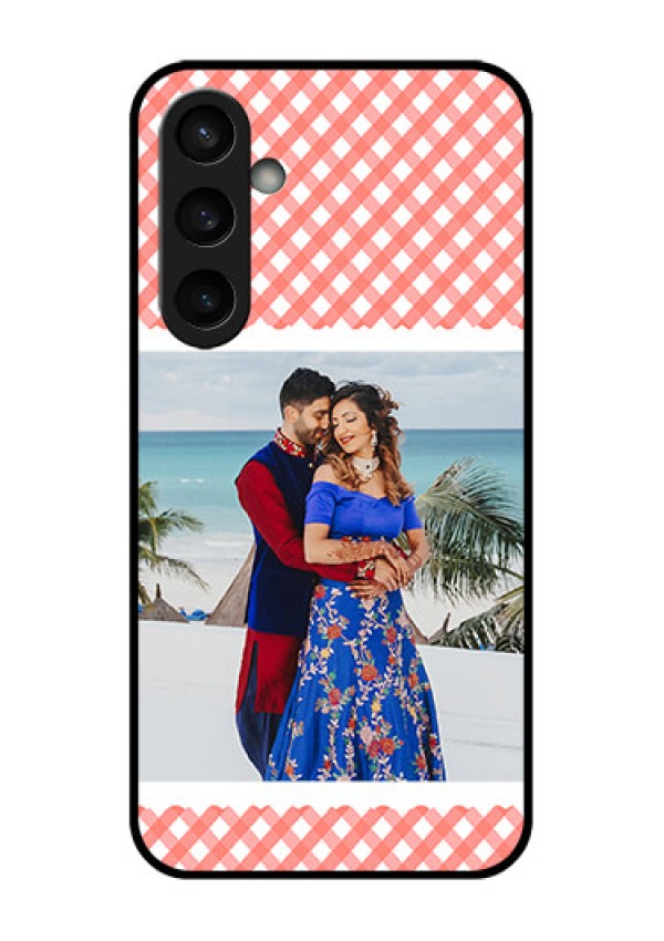 Samsung Galaxy S23 FE 5G Custom Glass Phone Case - Pink Pattern Design