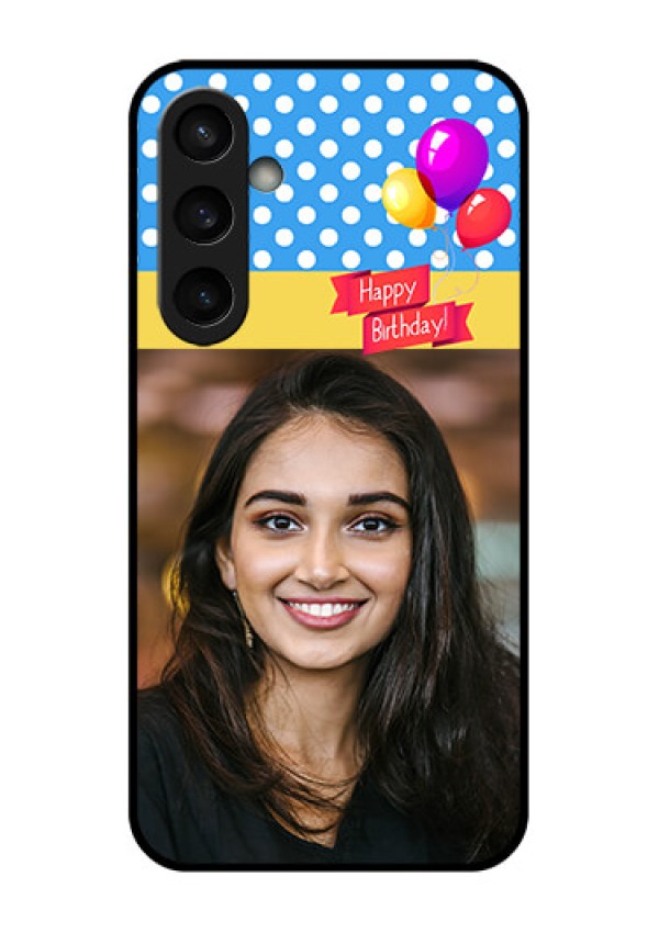 Samsung Galaxy S23 FE 5G Custom Glass Phone Case - Happy Birthday Design