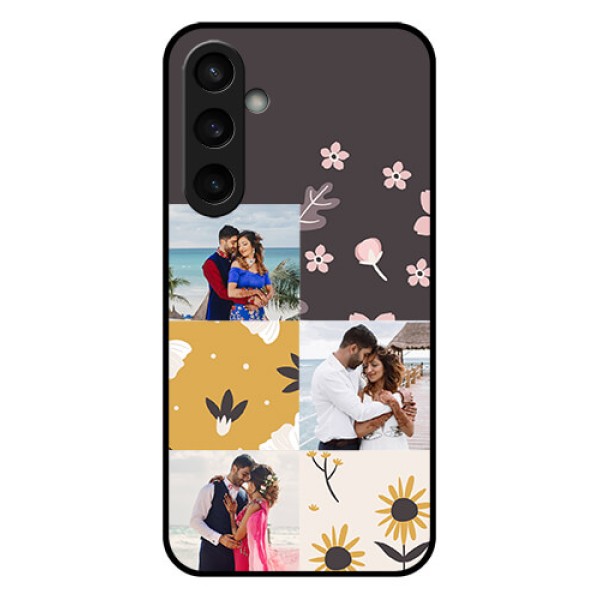Samsung Galaxy S23 FE 5G Custom Glass Phone Case - 3 Images With Floral Design Samsung Galaxy S23 FE 5G Custom Glass Phone Case - 3 Images With Floral Design