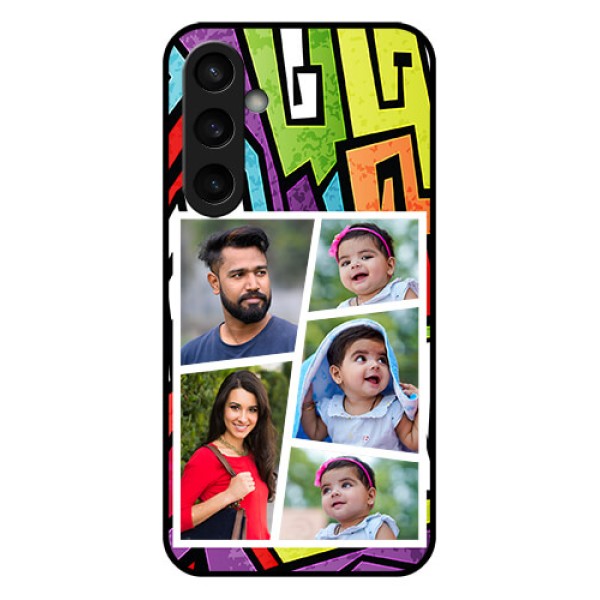 Samsung Galaxy S23 FE 5G Custom Glass Phone Case - Graffiti Pattern Design Samsung Galaxy S23 FE 5G Custom Glass Phone Case - Graffiti Pattern Design