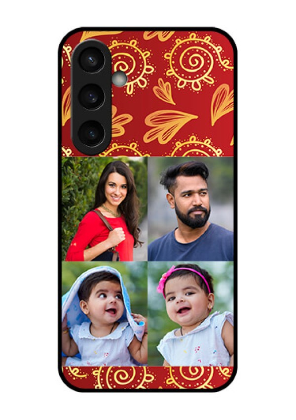 Samsung Galaxy S23 FE 5G Custom Glass Phone Case - 4 Image Traditional Design