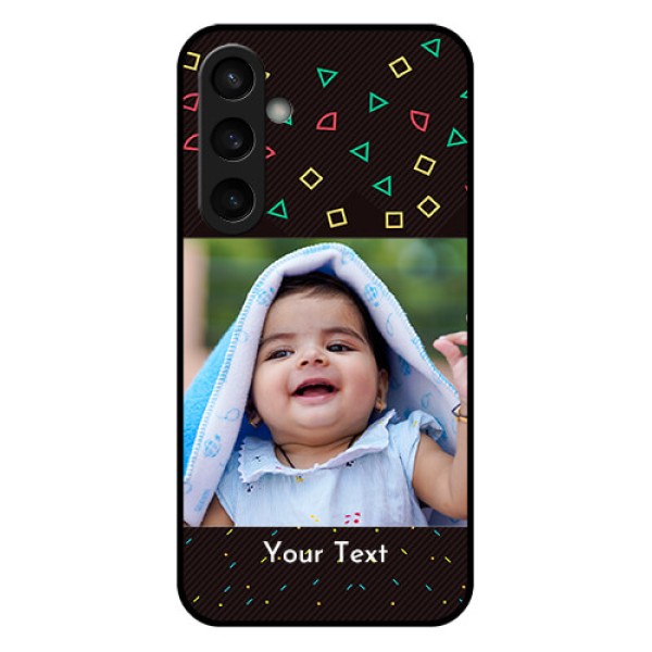 Samsung Galaxy S23 FE 5G Custom Glass Phone Case - With Confetti Birthday Design Samsung Galaxy S23 FE 5G Custom Glass Phone Case - With Confetti Birthday Design