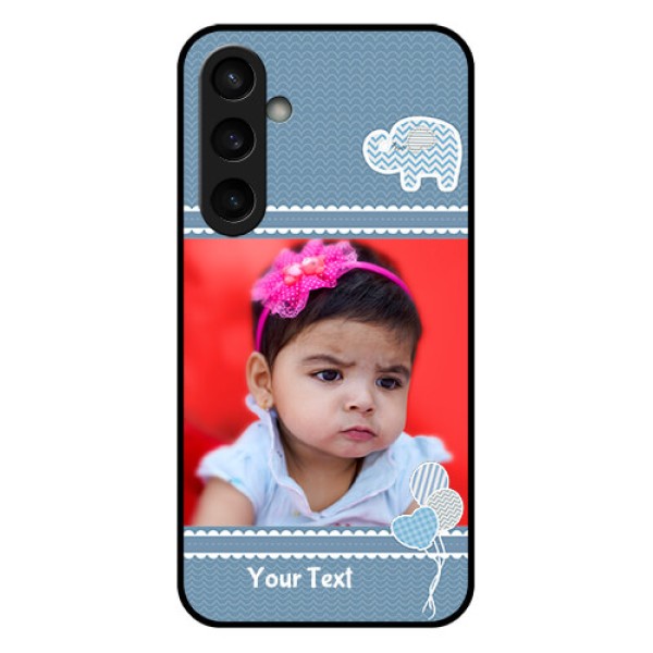 Samsung Galaxy S23 FE 5G Custom Glass Phone Case - With Kids Pattern Design
