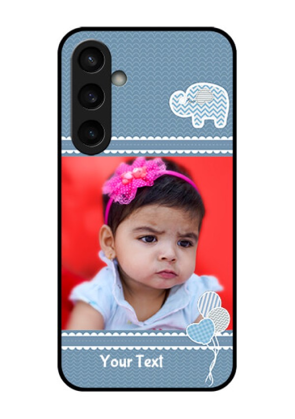 Samsung Galaxy S23 FE 5G Custom Glass Phone Case - With Kids Pattern Design