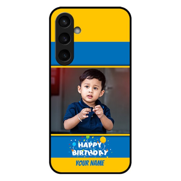 Samsung Galaxy S23 FE 5G Custom Glass Phone Case - Birthday Wishes Design Samsung Galaxy S23 FE 5G Custom Glass Phone Case - Birthday Wishes Design