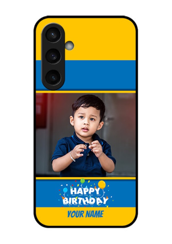 Samsung Galaxy S23 FE 5G Custom Glass Phone Case - Birthday Wishes Design
