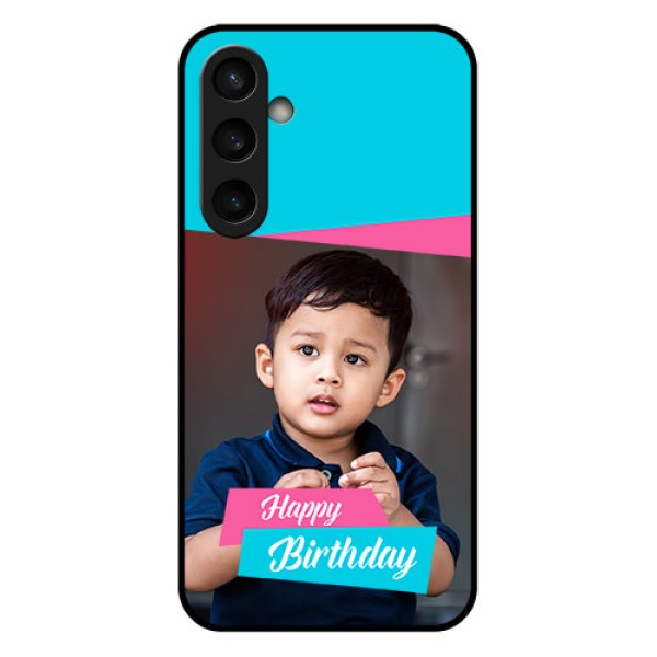 Samsung Galaxy S23 FE 5G Custom Glass Phone Case - Image Holder With 2 Color Design Samsung Galaxy S23 FE 5G Custom Glass Phone Case - Image Holder With 2 Color Design