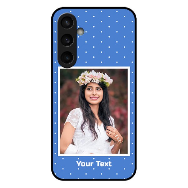 Samsung Galaxy S23 FE 5G Custom Glass Phone Case - Polka Dots Design