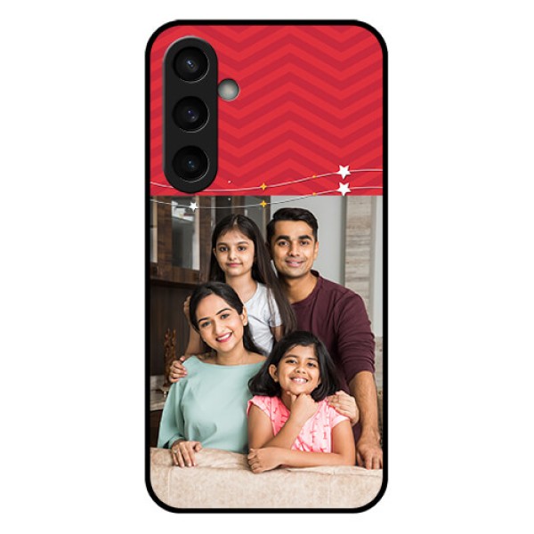Samsung Galaxy S23 FE 5G Custom Glass Phone Case - Happy Family Design Samsung Galaxy S23 FE 5G Custom Glass Phone Case - Happy Family Design