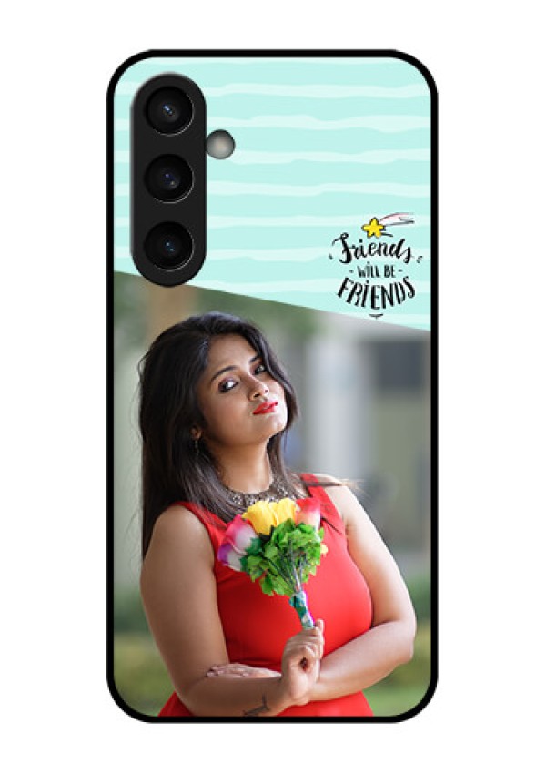 Samsung Galaxy S23 FE 5G Custom Glass Phone Case - Friends Picture Icon Design