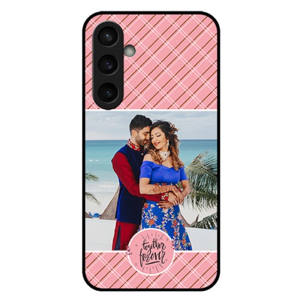 Samsung Galaxy S23 FE 5G Custom Glass Phone Case - Together Forever Design Samsung Galaxy S23 FE 5G Custom Glass Phone Case - Together Forever Design