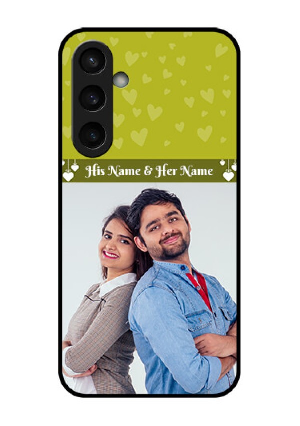 Samsung Galaxy S23 FE 5G Custom Glass Phone Case - You & Me Heart Design
