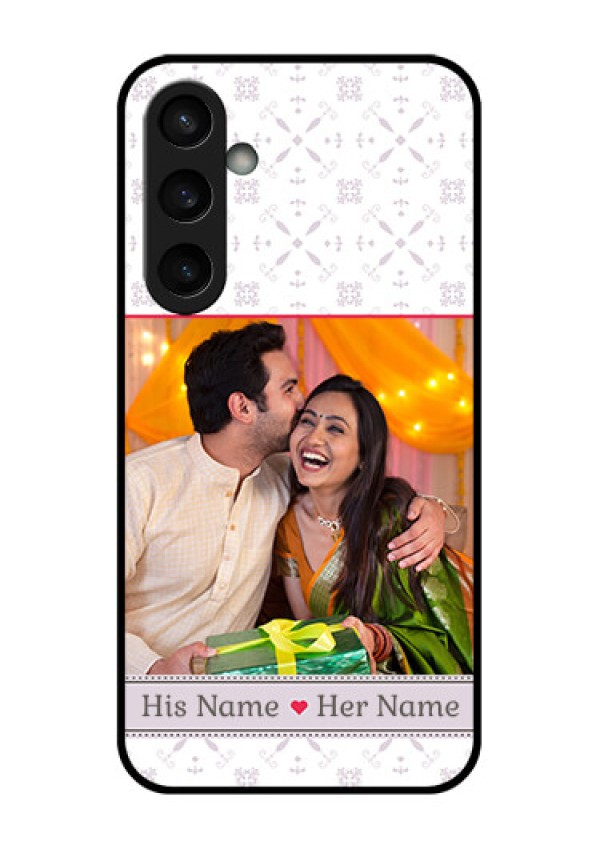 Samsung Galaxy S23 FE 5G Custom Glass Phone Case - With Photo And Ethnic Design