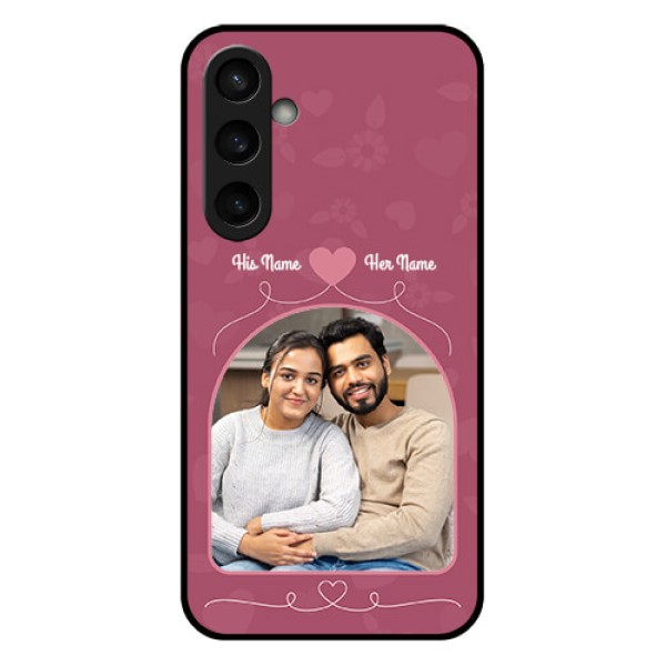 Samsung Galaxy S23 FE 5G Custom Glass Phone Case - Love Floral Design