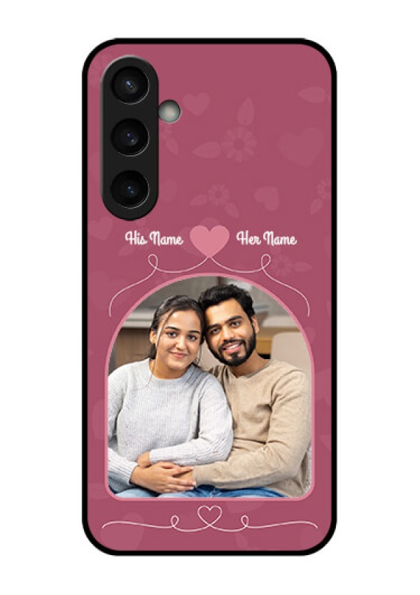 Samsung Galaxy S23 FE 5G Custom Glass Phone Case - Love Floral Design