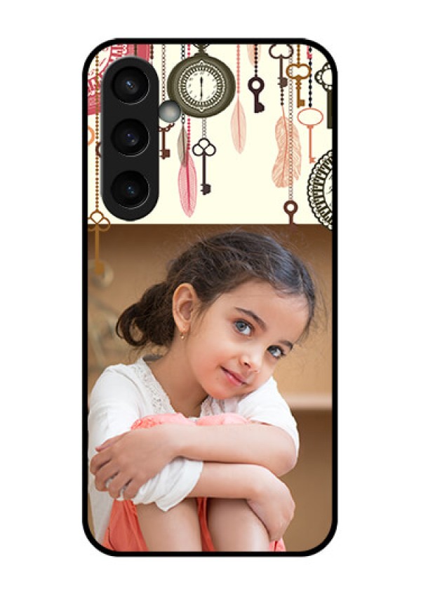 Samsung Galaxy S23 FE 5G Custom Glass Phone Case - Boho Style Design