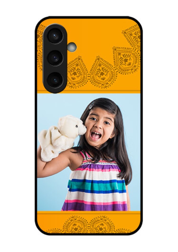 Samsung Galaxy S23 FE 5G Custom Glass Phone Case - Photo Wedding Design