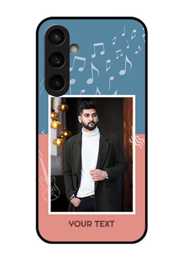 Samsung Galaxy S23 FE 5G Custom Glass Phone Case - With Color Musical Note Design