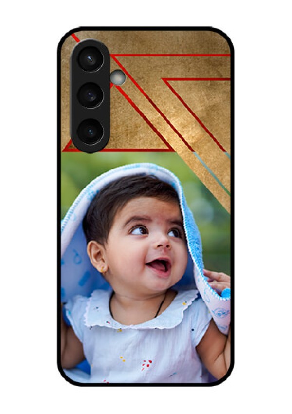 Samsung Galaxy S23 FE 5G Custom Glass Phone Case - Gradient Abstract Texture Design