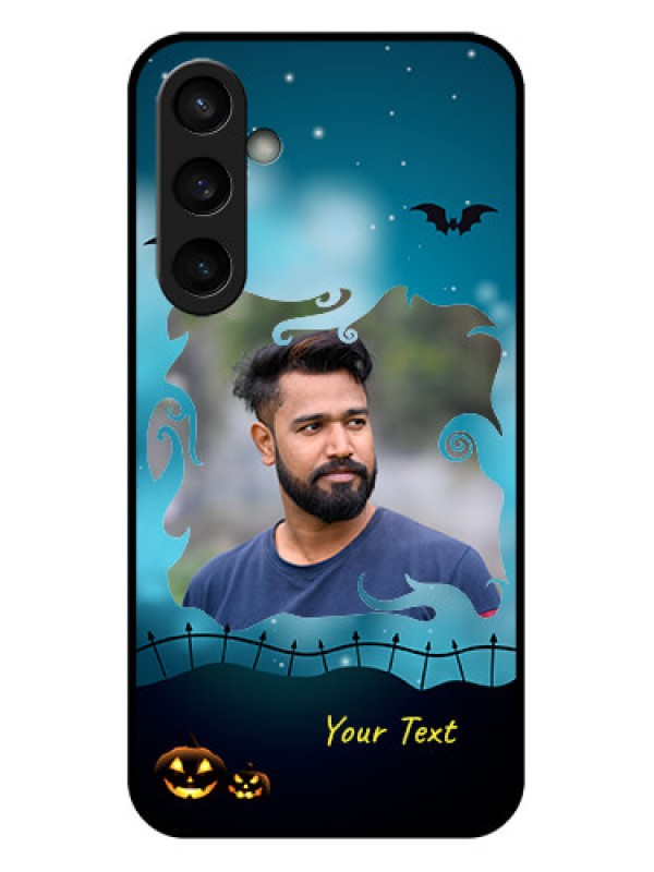 Custom Samsung Galaxy S23 FE 5G Custom Glass Phone Case - Halloween Frame Design