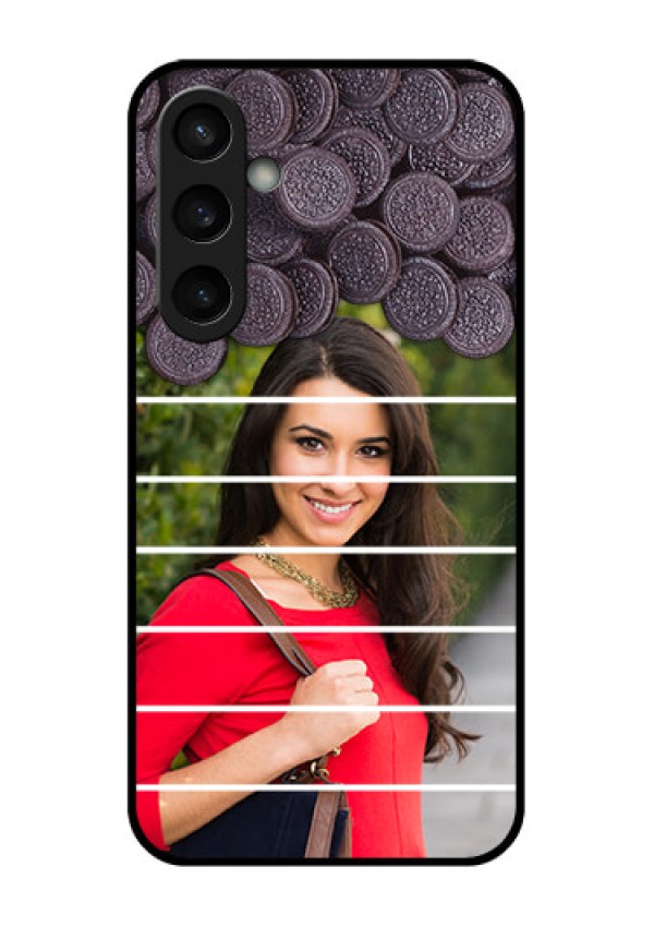 Samsung Galaxy S23 FE 5G Custom Glass Phone Case - With Oreo Biscuit Design