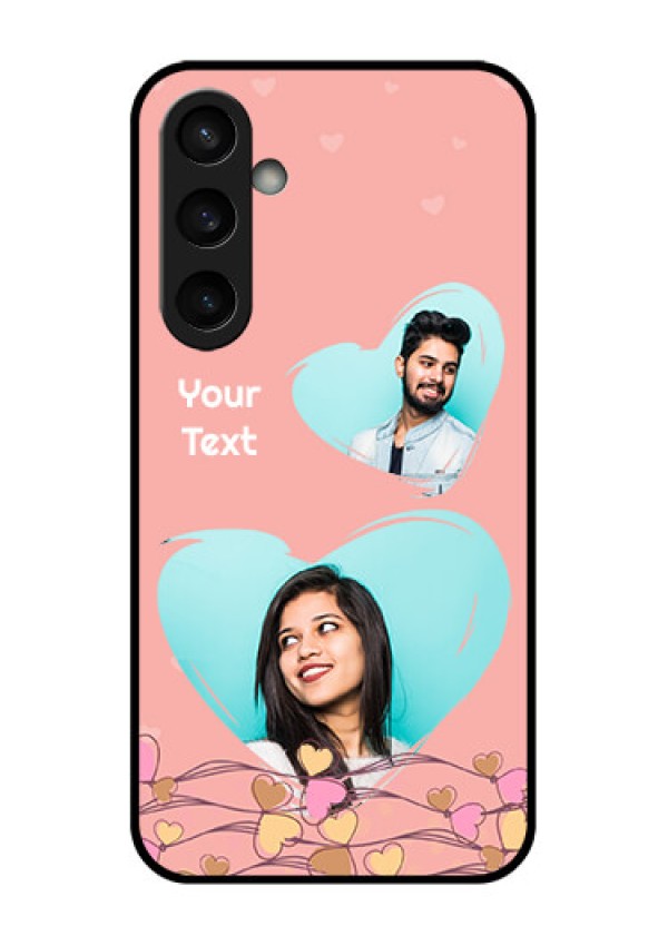 Samsung Galaxy S23 FE 5G Custom Glass Phone Case - Love Doodle Design