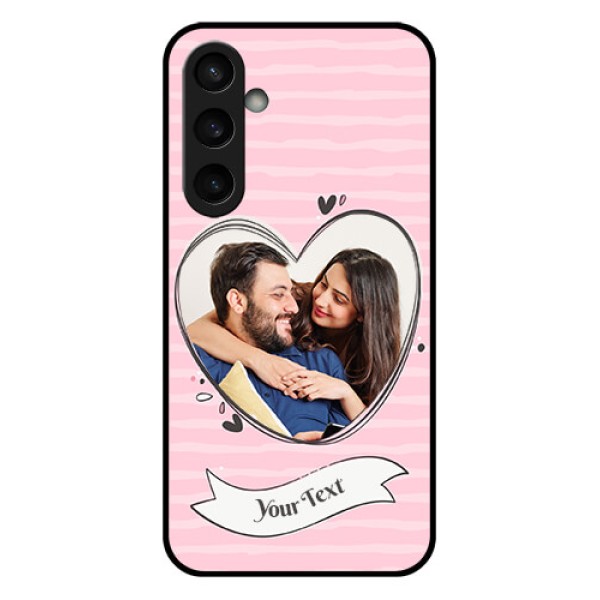 Samsung Galaxy S23 FE 5G Custom Glass Phone Case - Vintage Heart Design Samsung Galaxy S23 FE 5G Custom Glass Phone Case - Vintage Heart Design