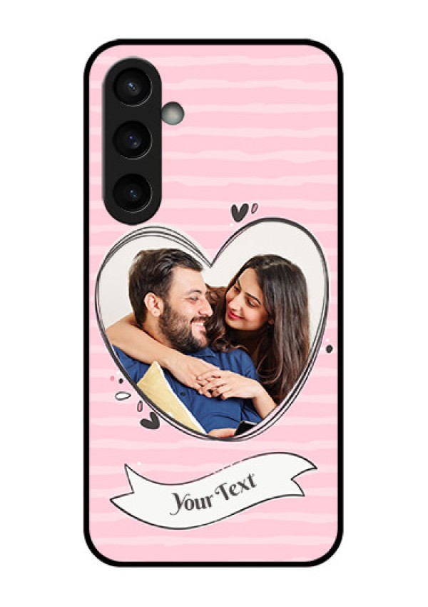 Samsung Galaxy S23 FE 5G Custom Glass Phone Case - Vintage Heart Design
