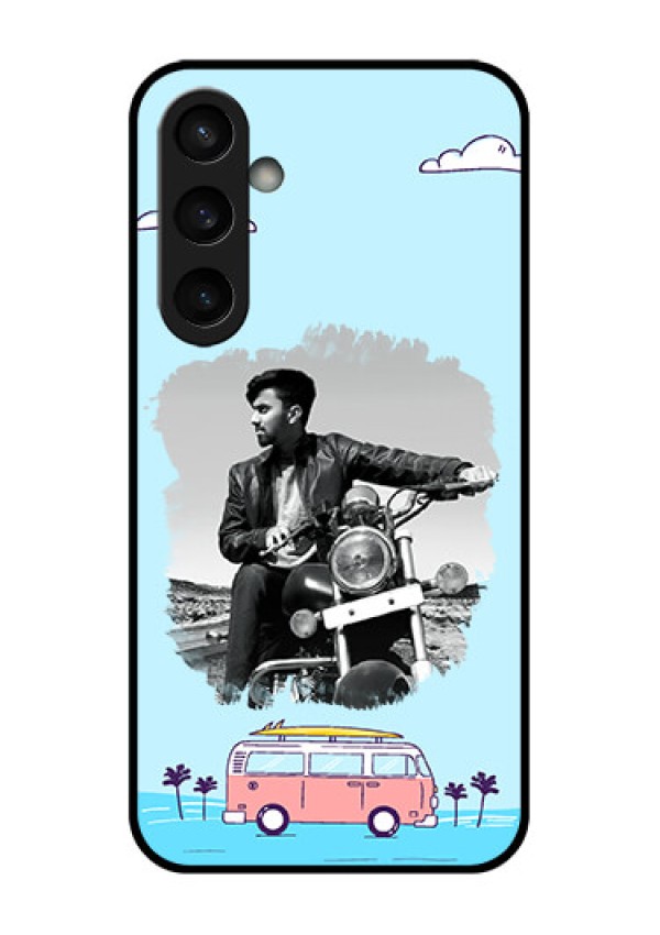 Samsung Galaxy S23 FE 5G Custom Glass Phone Case - Travel & Adventure Design