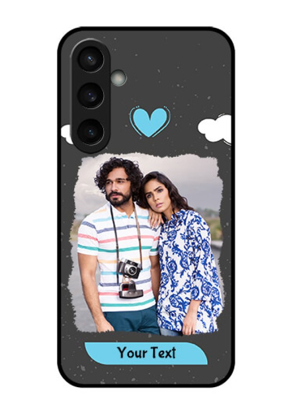 Samsung Galaxy S23 FE 5G Custom Glass Phone Case - Splashes With Love Doodles Design