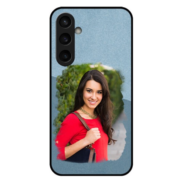 Samsung Galaxy S23 FE 5G Custom Glass Phone Case - Grunge Line Art Design Samsung Galaxy S23 FE 5G Custom Glass Phone Case - Grunge Line Art Design