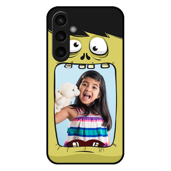 Samsung Galaxy S23 FE 5G Custom Glass Phone Case - Cartoon Monster Back Case Design