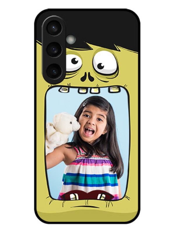 Custom Samsung Galaxy S23 FE 5G Custom Glass Phone Case - Cartoon Monster Back Case Design