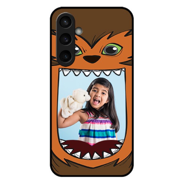 Samsung Galaxy S23 FE 5G Custom Glass Phone Case - Owl Monster Back Case Design Samsung Galaxy S23 FE 5G Custom Glass Phone Case - Owl Monster Back Case Design