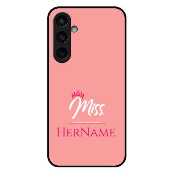 Samsung Galaxy S23 FE 5G Custom Glass Phone Case - Mrs With Name Design