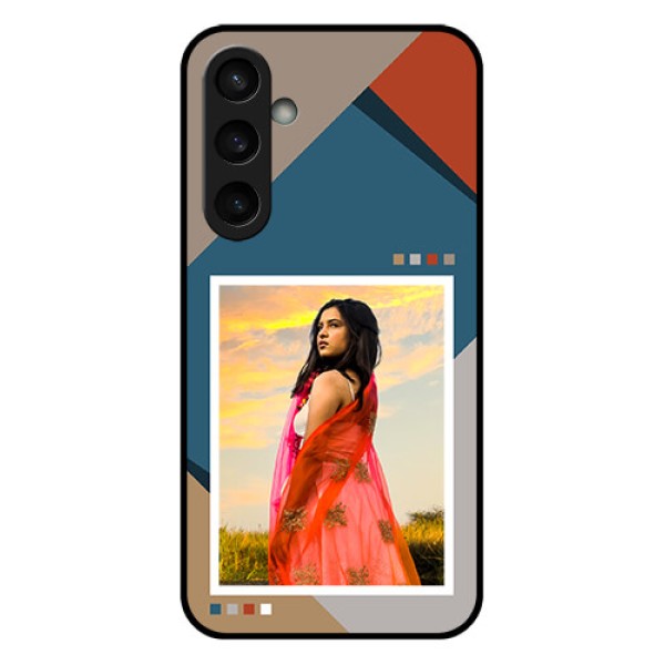 Samsung Galaxy S23 FE 5G Custom Glass Phone Case - Retro Color Pallet Design Samsung Galaxy S23 FE 5G Custom Glass Phone Case - Retro Color Pallet Design