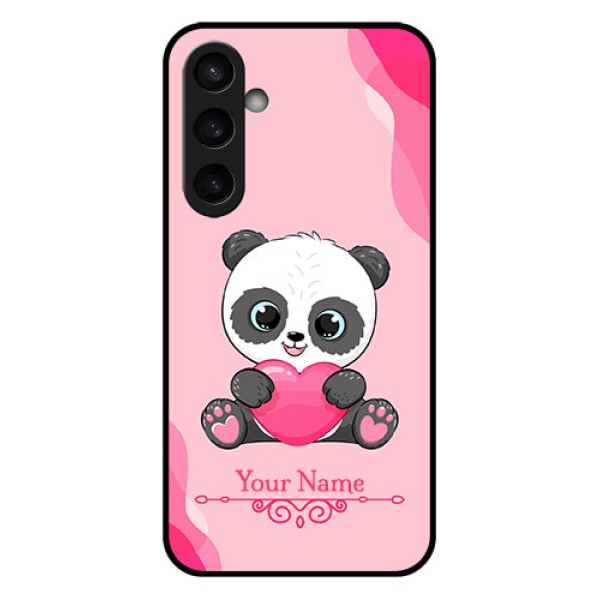 Samsung Galaxy S23 FE 5G Custom Glass Phone Case - Cute Panda Design