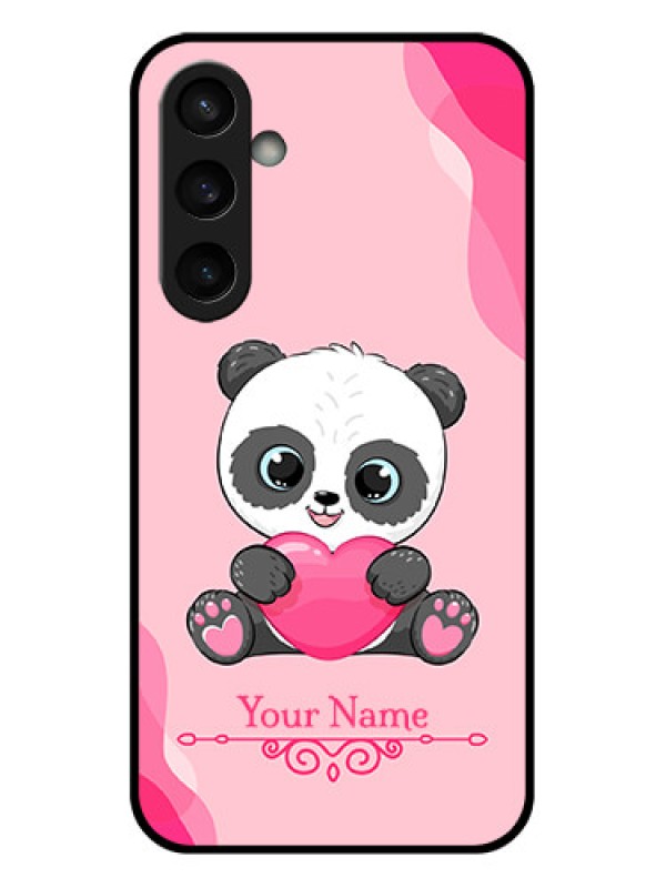 Custom Samsung Galaxy S23 FE 5G Custom Glass Phone Case - Cute Panda Design