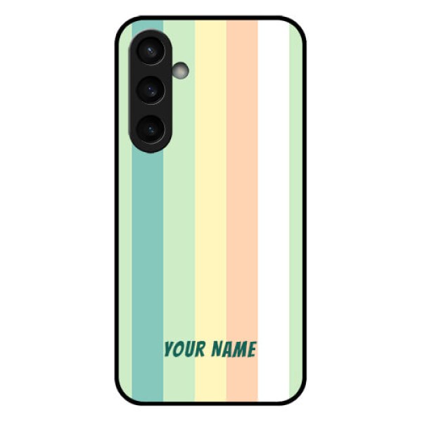 Samsung Galaxy S23 FE 5G Custom Glass Phone Case - Multi - Colour Stripes Design Samsung Galaxy S23 FE 5G Custom Glass Phone Case - Multi - Colour Stripes Design