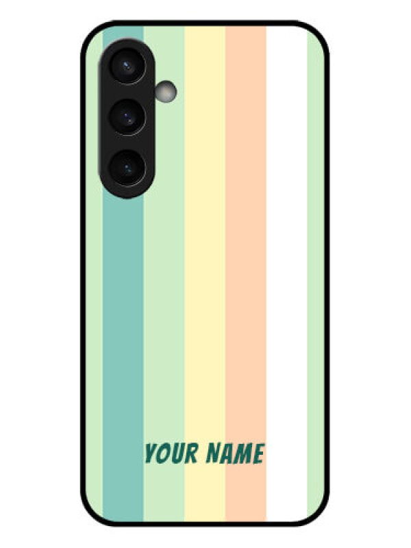 Custom Samsung Galaxy S23 FE 5G Custom Glass Phone Case - Multi - Colour Stripes Design