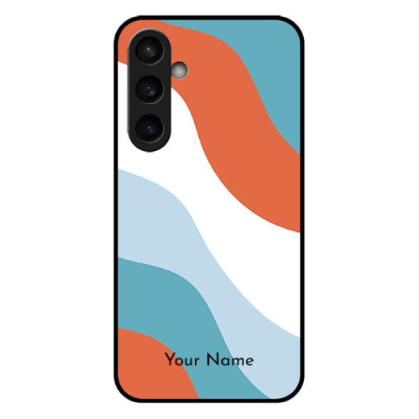 Samsung Galaxy S23 FE 5G Custom Glass Phone Case - Coloured Waves Design