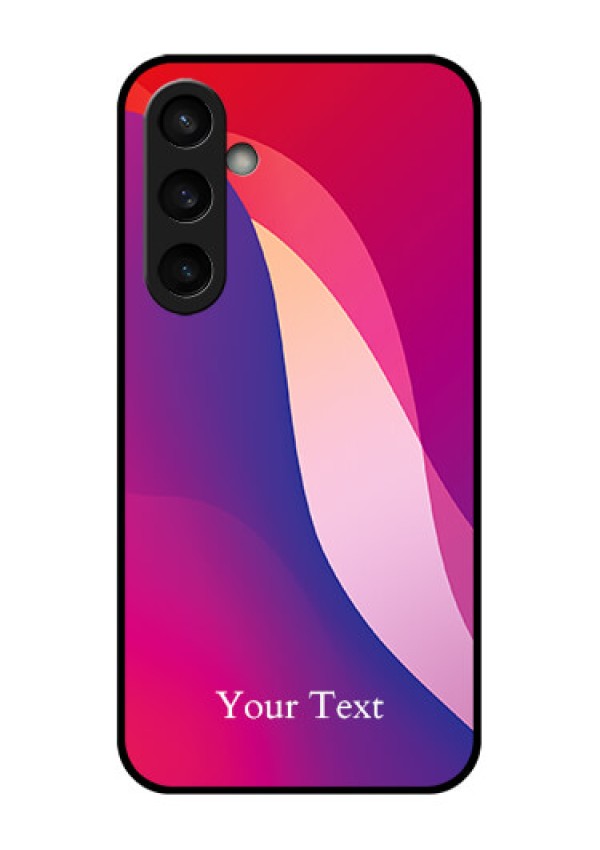 Samsung Galaxy S23 FE 5G Custom Glass Phone Case - Digital Abstract Overlap Design