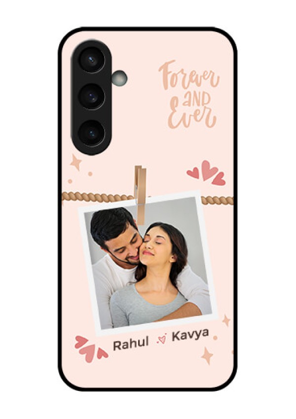 Samsung Galaxy S23 FE 5G Custom Glass Phone Case - Forever And Ever Love Design