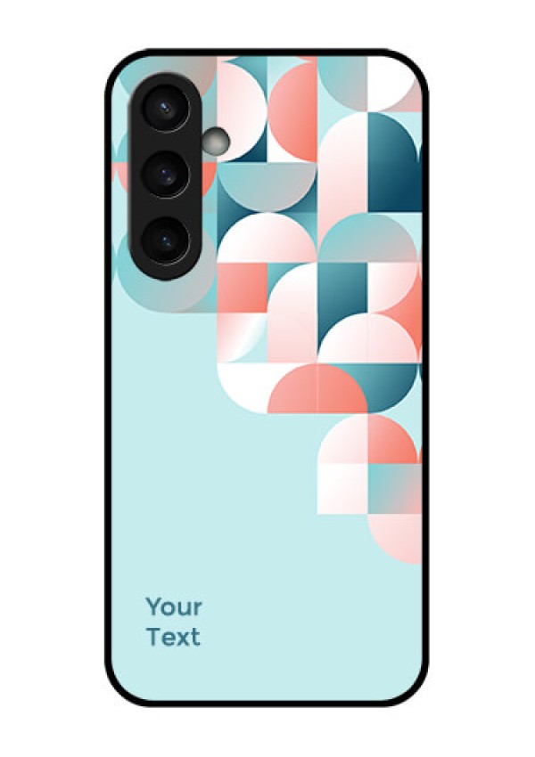 Samsung Galaxy S23 FE 5G Custom Glass Phone Case - Stylish Semi - Circle Pattern Design
