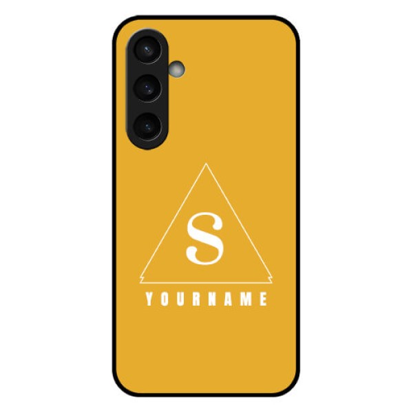 Samsung Galaxy S23 FE 5G Custom Glass Phone Case - Simple Triangle Design Samsung Galaxy S23 FE 5G Custom Glass Phone Case - Simple Triangle Design