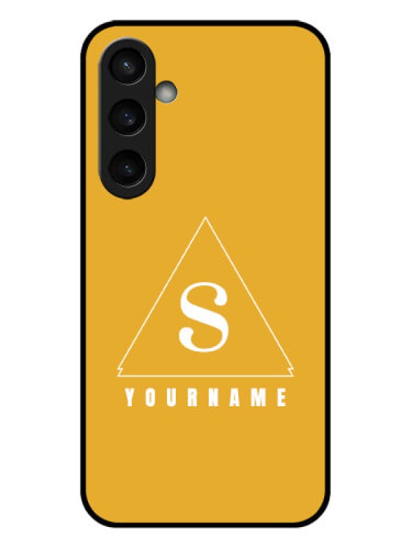 Custom Samsung Galaxy S23 FE 5G Custom Glass Phone Case - Simple Triangle Design
