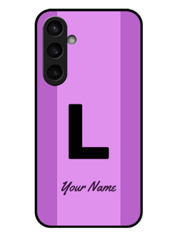 Custom Samsung Galaxy S23 FE 5G Custom Glass Phone Case - Tricolor Custom Text Design